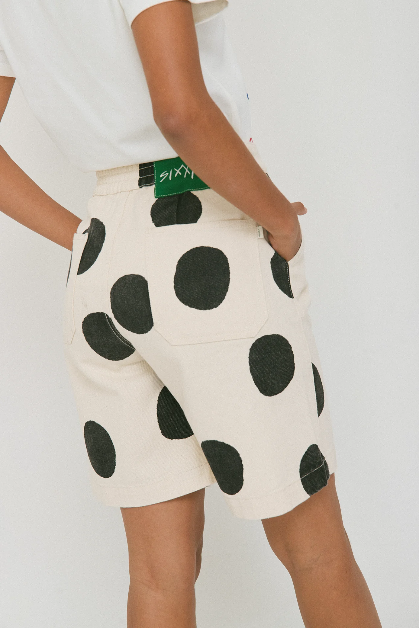 Polka Dot Flora Bermuda Shorts  - Image 3