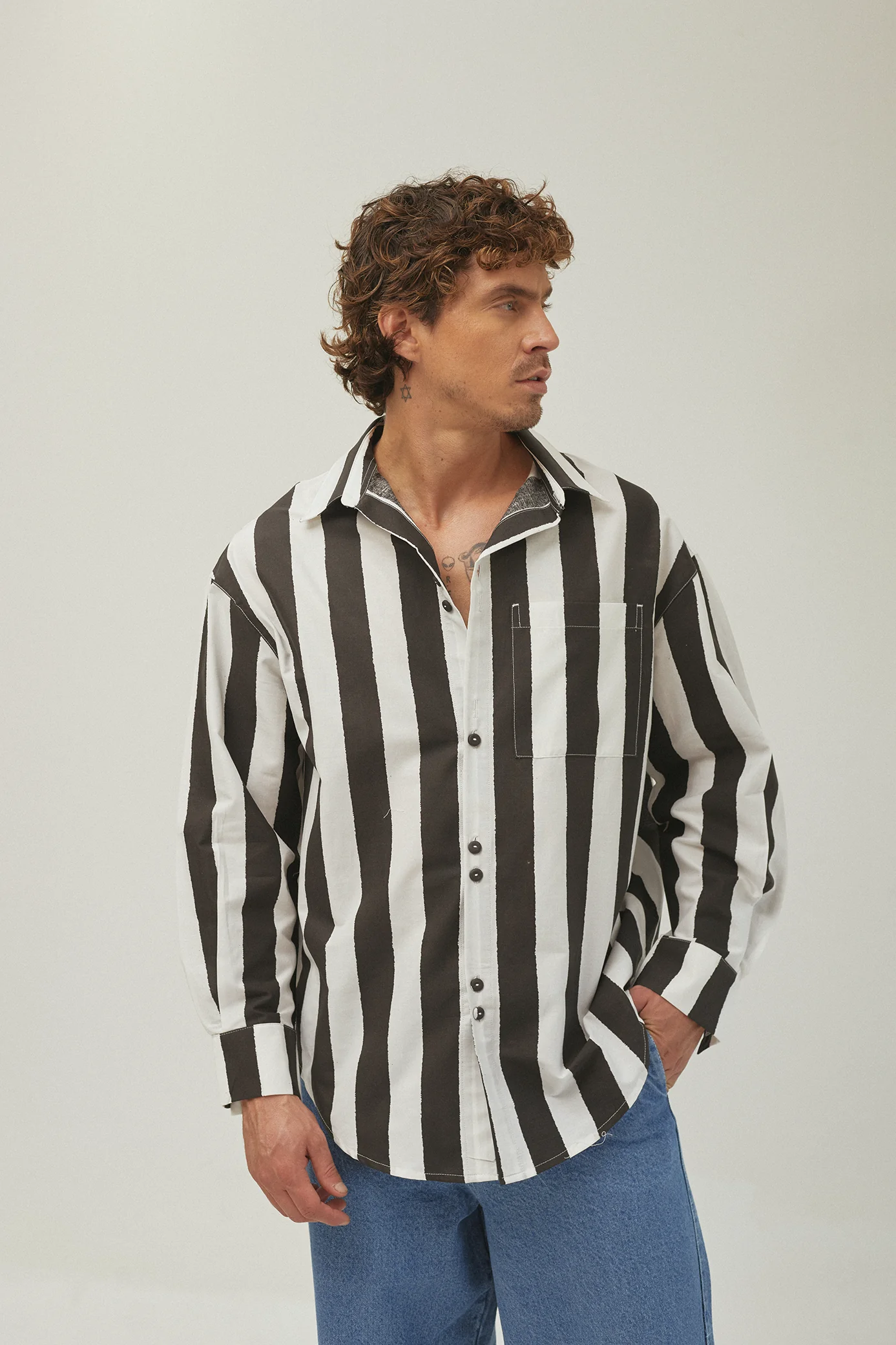 Stripes Over Shirt - Image 3