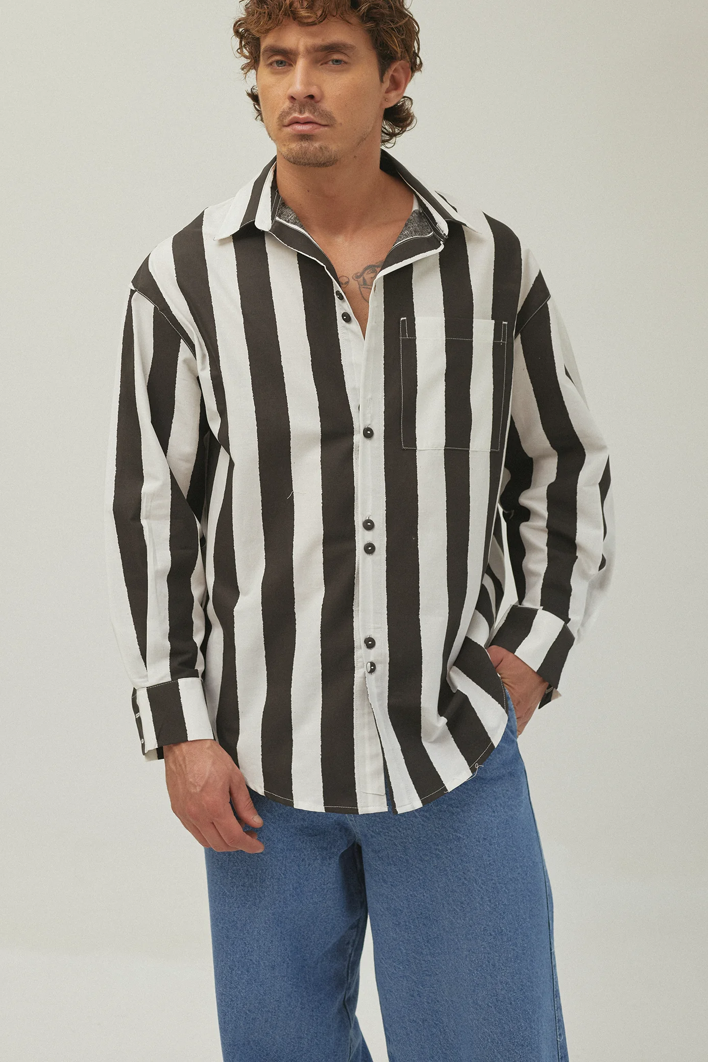 Stripes Over Shirt - Image 4