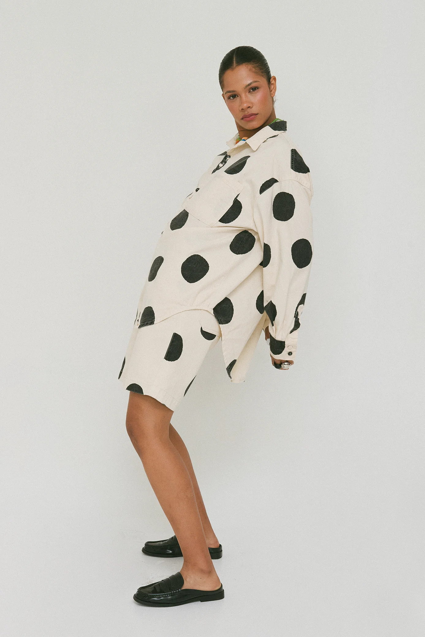 Polka Dot Super Over Shirt - Image 5