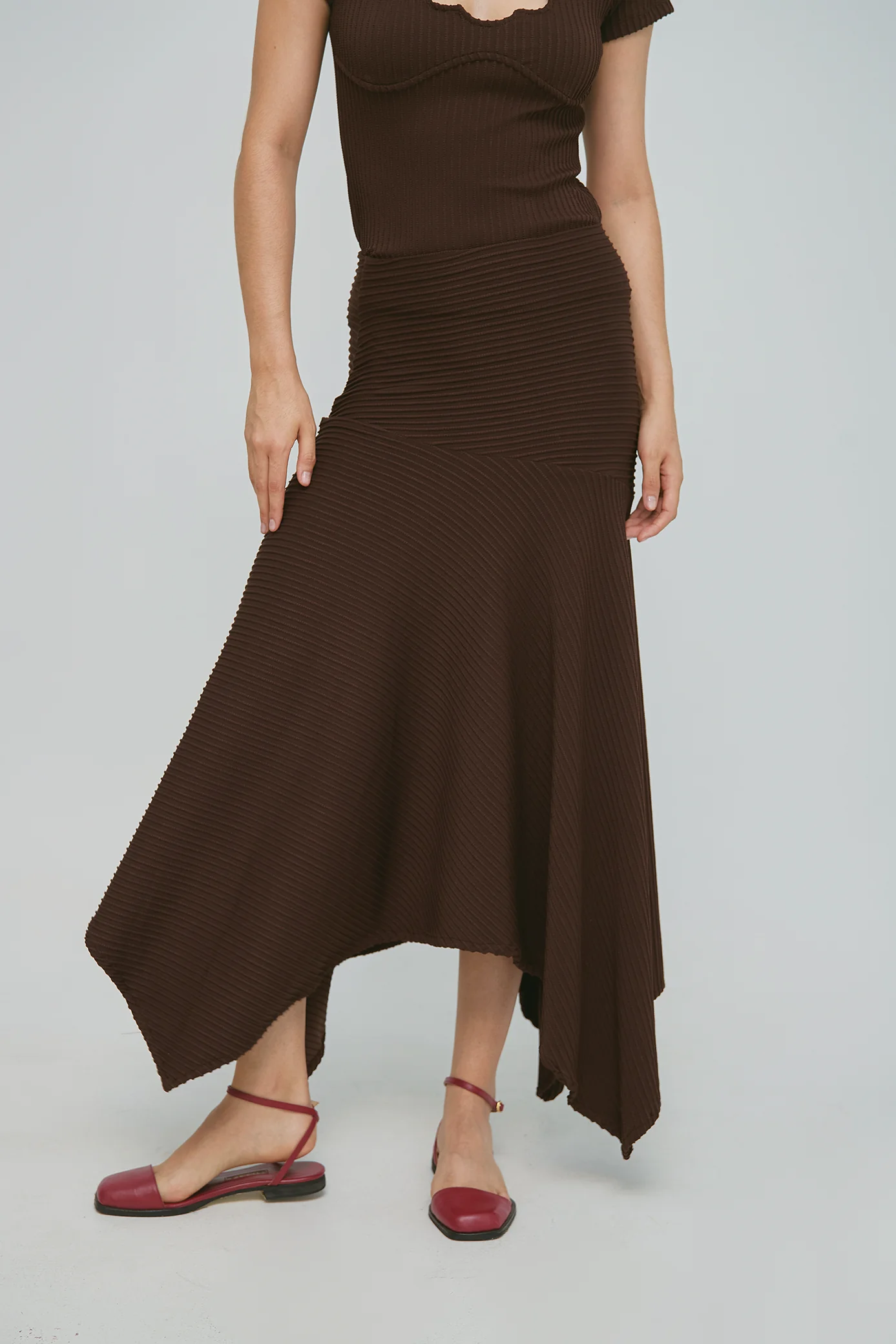 Contrast Latte Skirt - Image 3