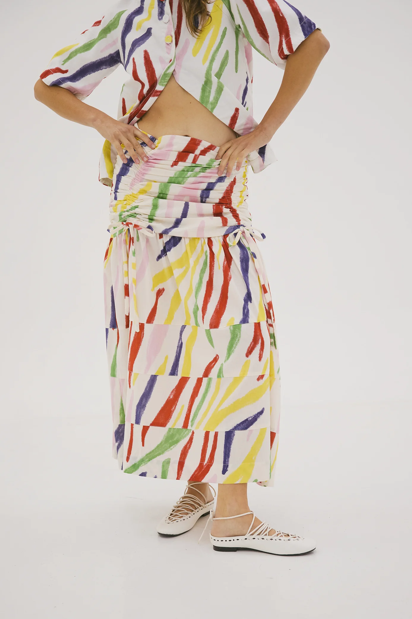 Iris Scales Midi Skirt - Image 2