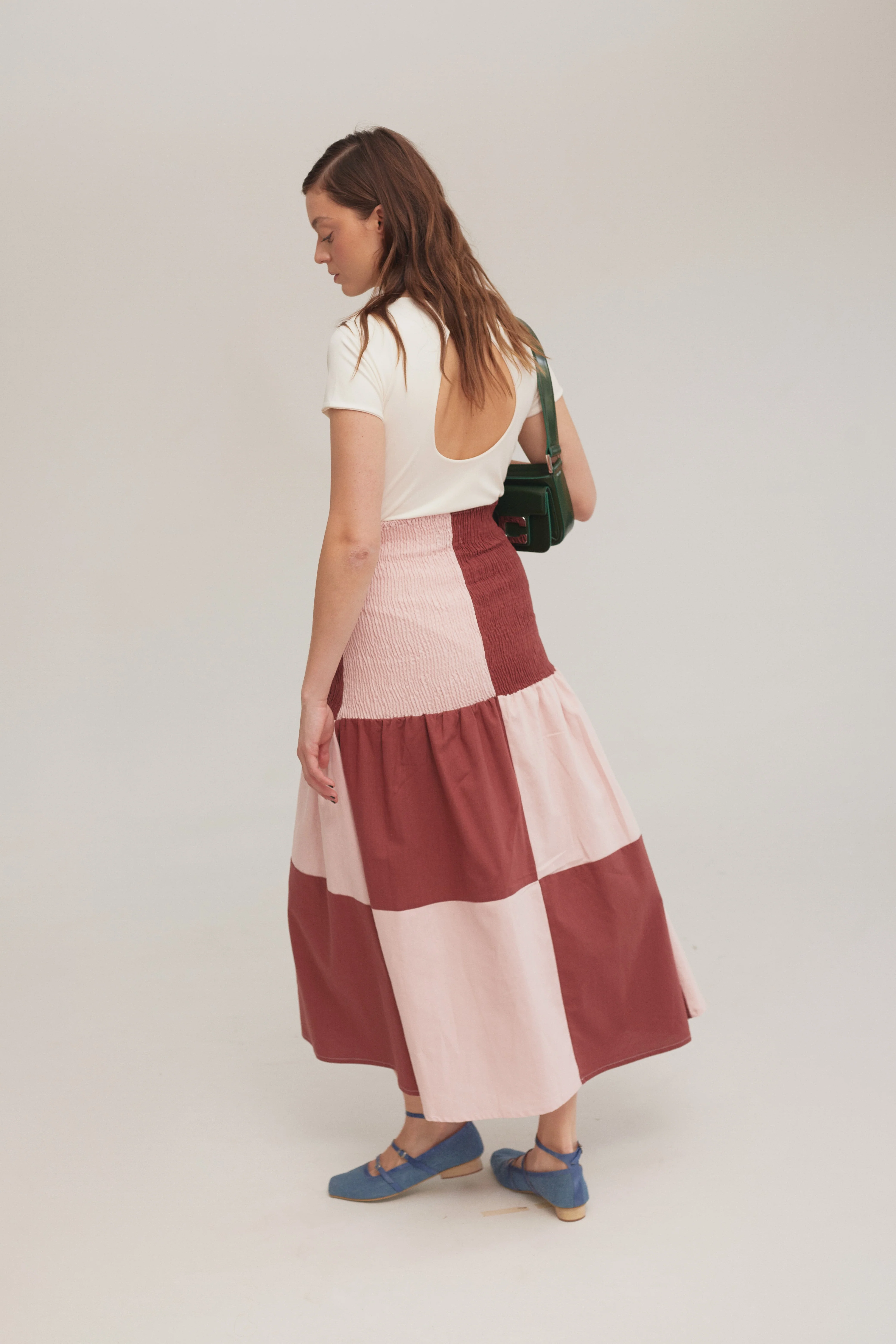 Blush Shirred Skirt  - Image 5