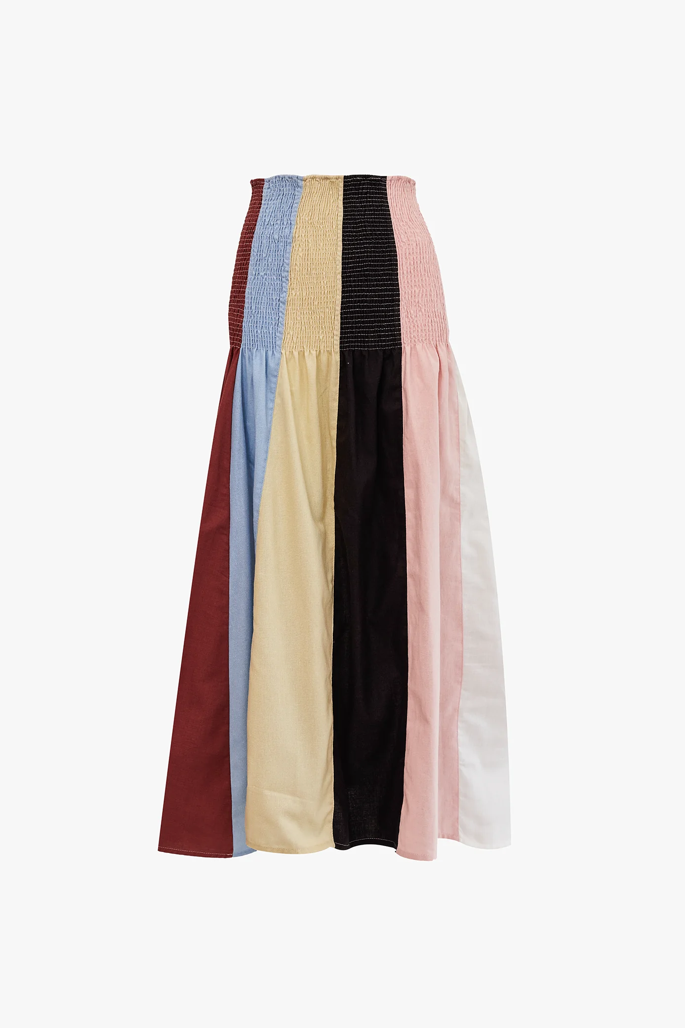 Collage Shirred Skirt - Image 7