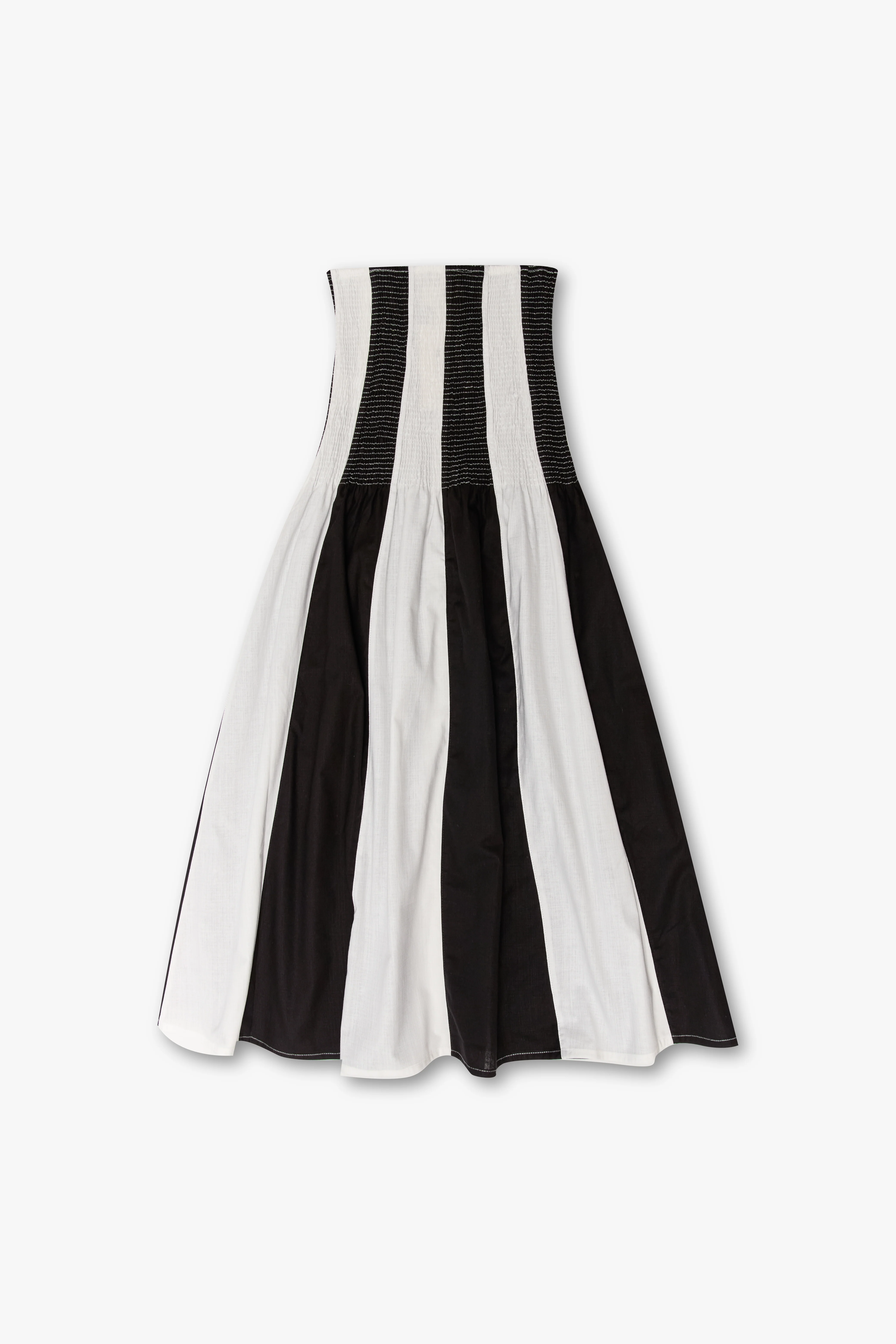 Bicolor Shirred Skirt - Image 7