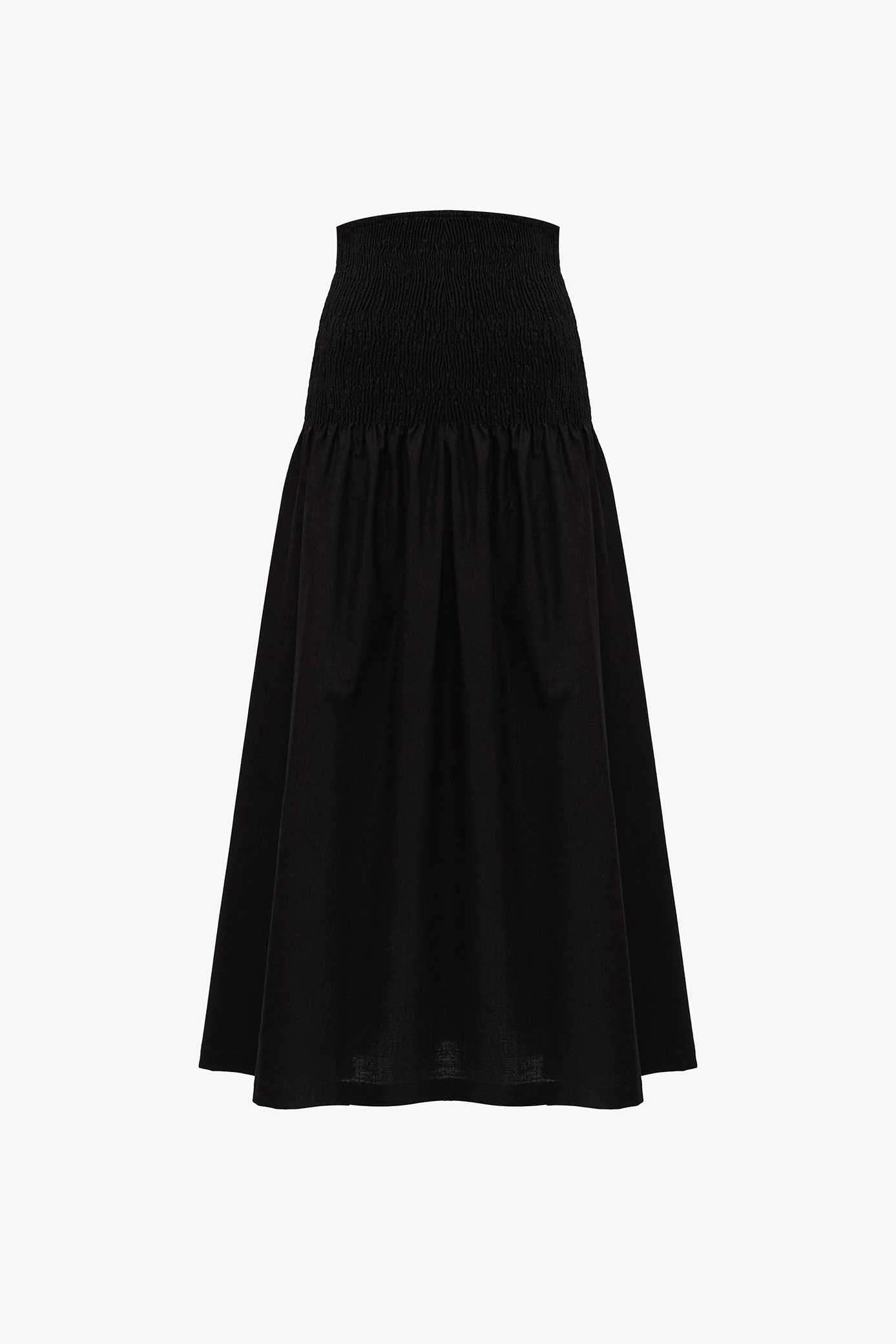 Black Shirred Skirt  - Image 6