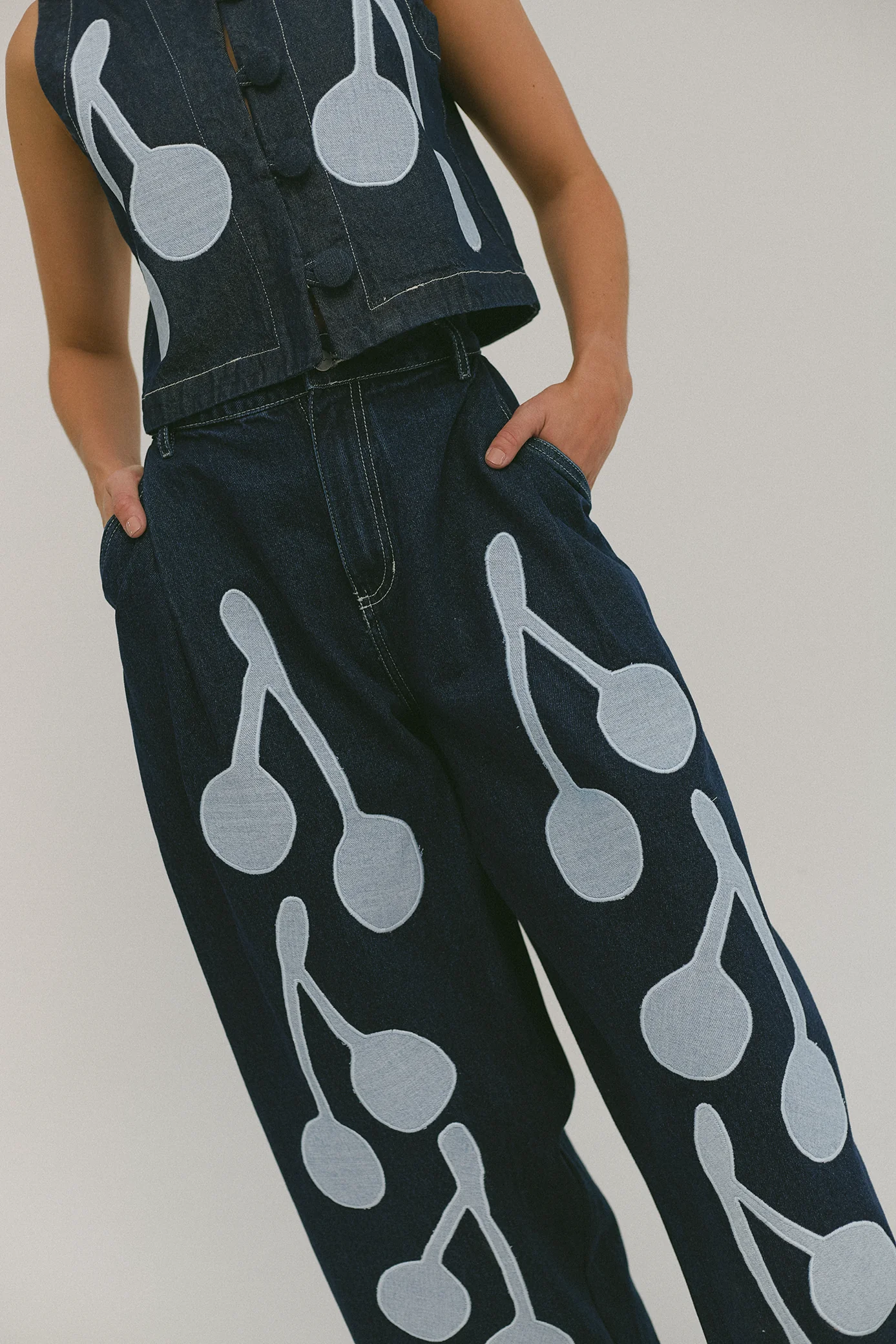 Cherries Balloon Jean - Image 3