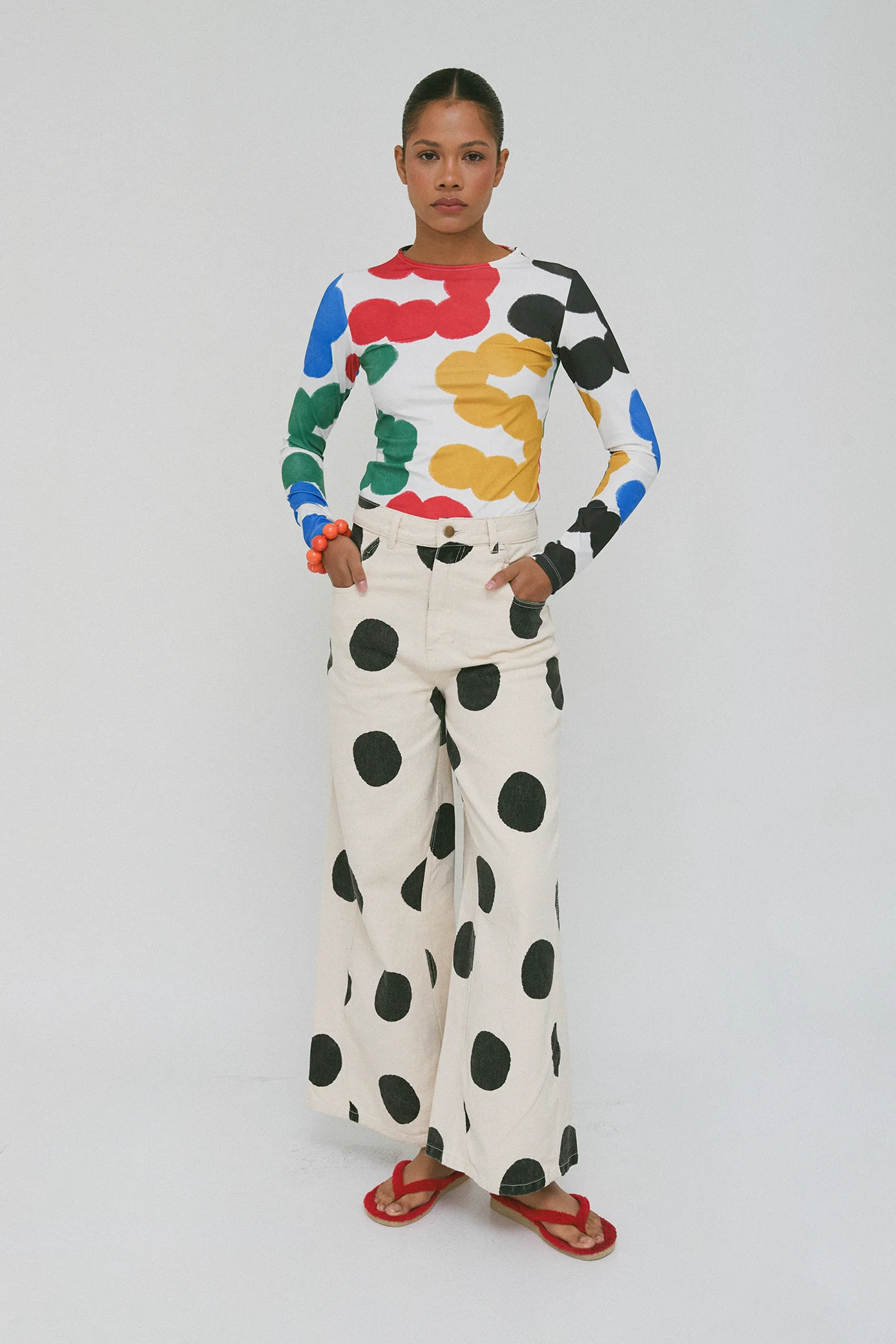 Surprise Polka Dot Jeans - Image 4