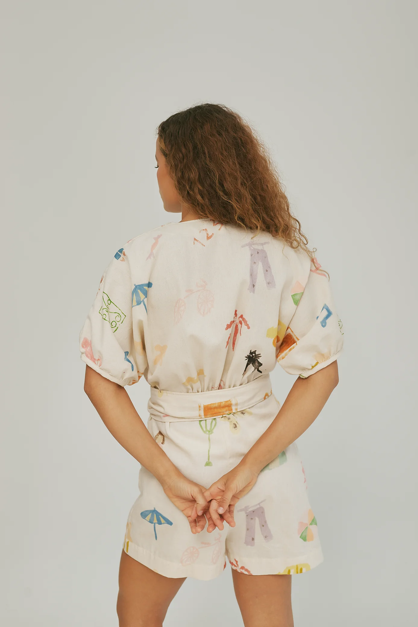 My Neighborhood Wrap Jumpsuit - Image 3