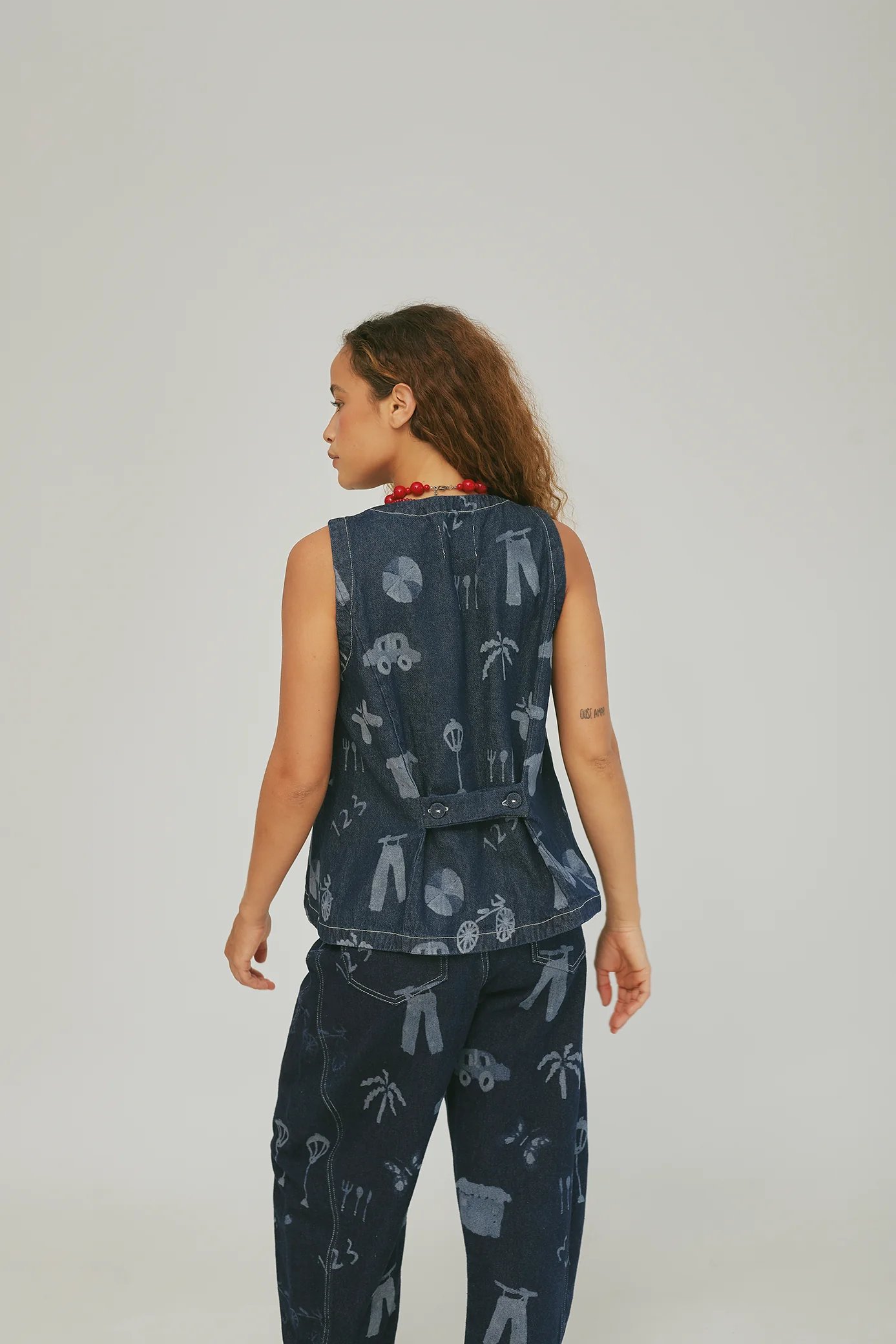 My Neighborhood Denim Top Village - Image 5