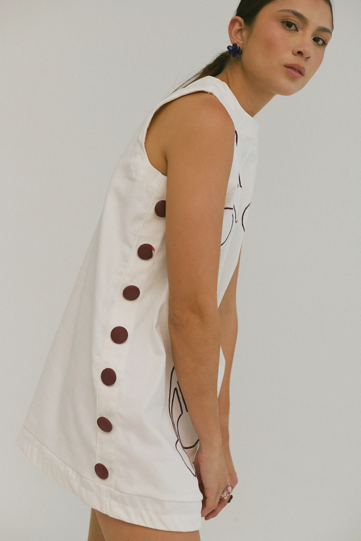 Cherries Ivory Anfitriona Dress - Image 5