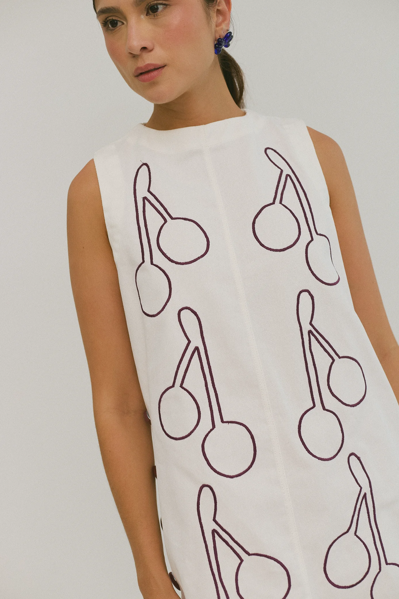 Cherries Ivory Anfitriona Dress - Image 6
